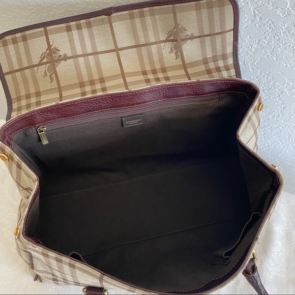 Burberry check canvas bag - Picture 13 of 15